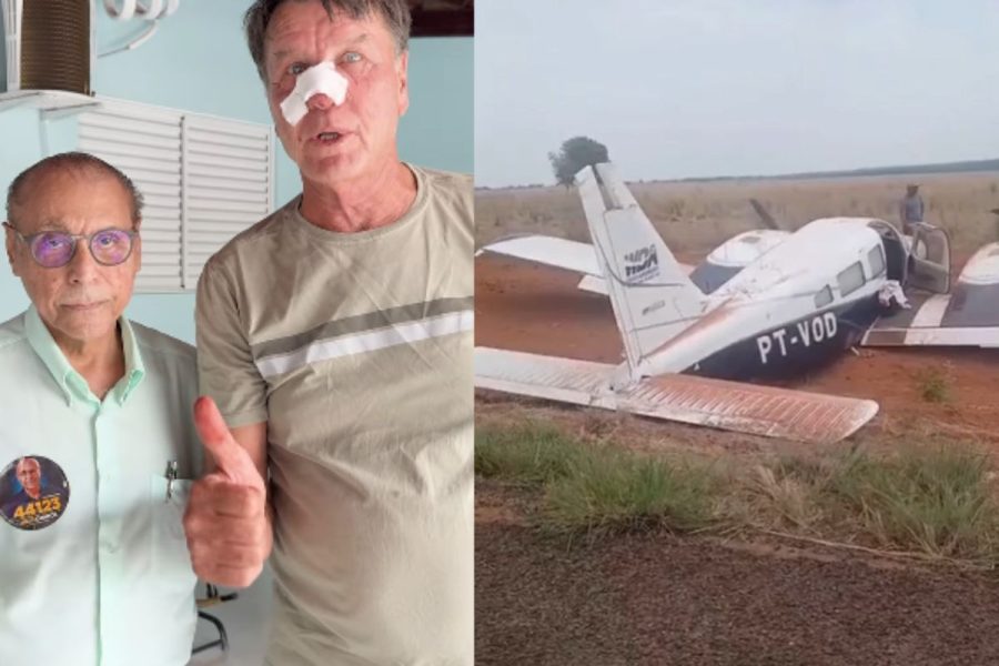 Piloto de avião fretado por deputado aparece ferido após pouso de emergência em MT