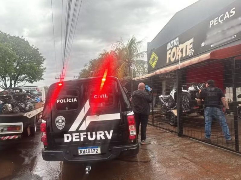Polícia encontra passagem secreta para desmanche e prende empresário que revendia peças roubadas