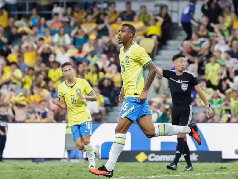Seleção Brasileira empata com a Austrália com gol nos acréscimos