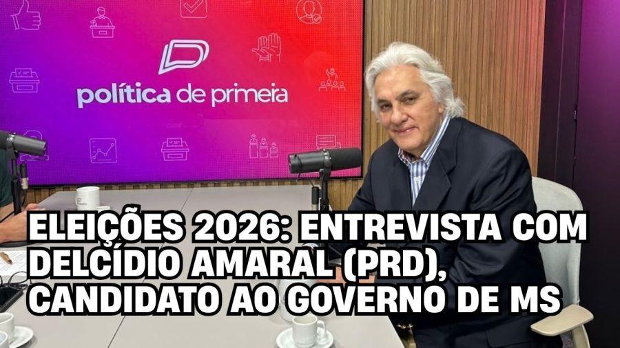 Veja entrevista com Delcídio Amaral (PRD), candidato ao governo de MS nas Eleições 2026