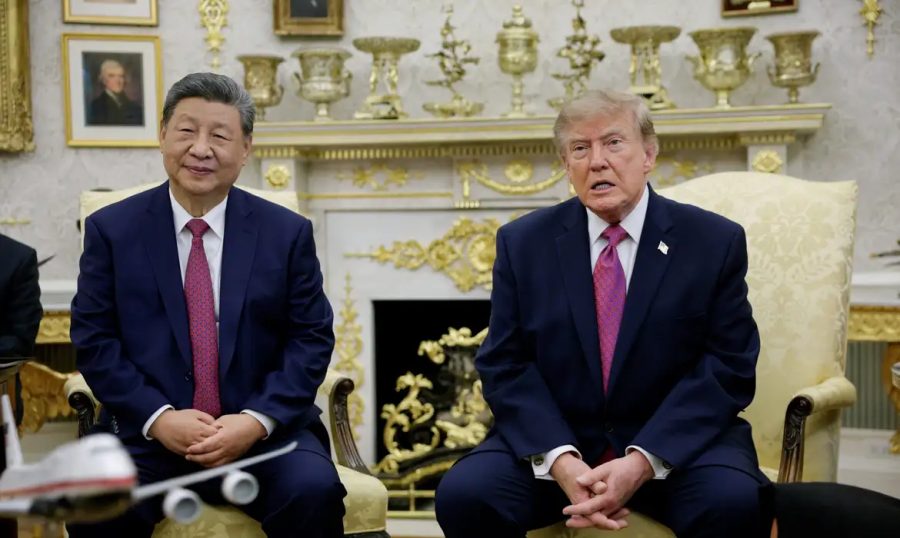 Xi Jinping se reúne com Donald Trump na Casa Branca