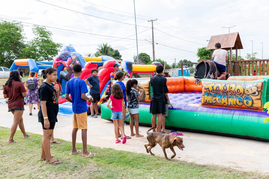 Ação social no Jardim Passaredo reúne famílias e oferece lazer e exames gratuitos em Cuiabá