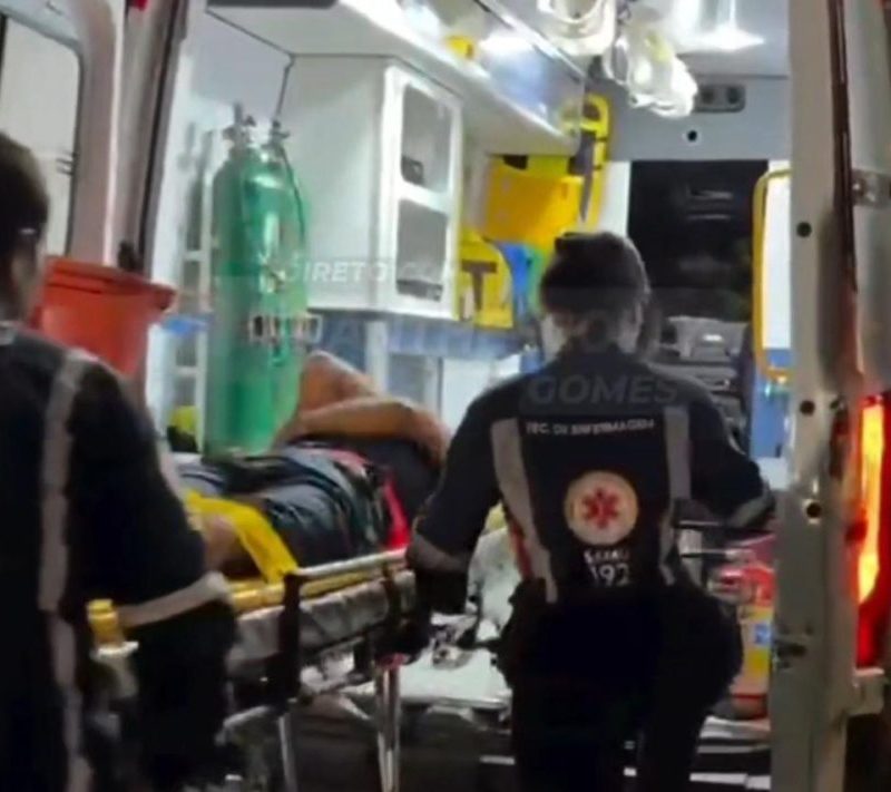 Acidente entre motocicleta e van no Jardim Itália mobiliza Samu