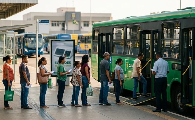 Ager-MT aprova gratuidade nos ônibus no domingo de votação; veja regras para viagens