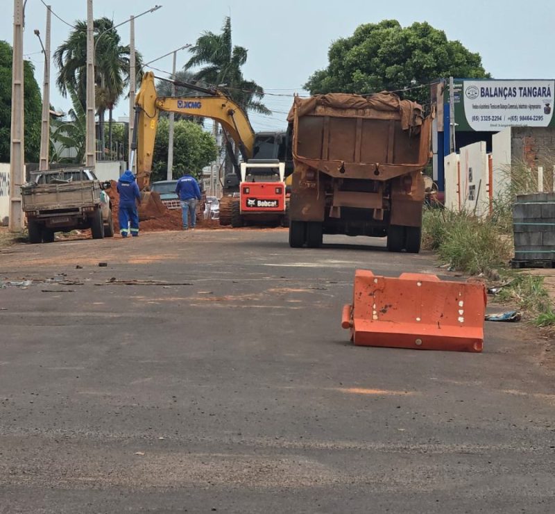 Obras para Controle de Alagamentos no Bosque Municipal Avançam