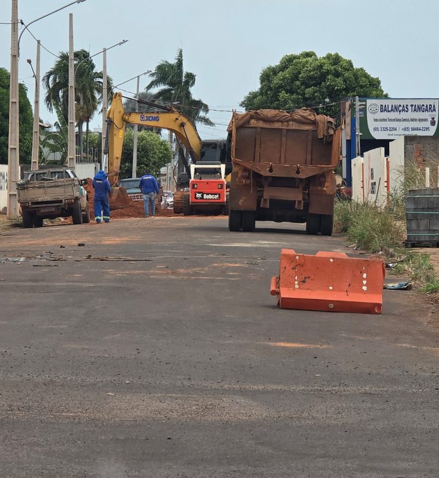 Obras para Controle de Alagamentos no Bosque Municipal Avançam