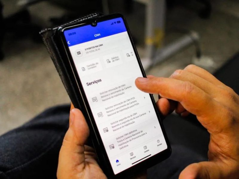 Detran-MT disponibiliza mais de 20 serviços online pelo aplicativo MT Cidadão