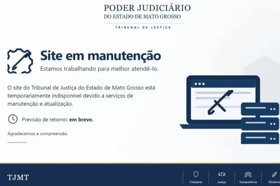 Força-tarefa do TJMT: servidores se mobilizam após pane nos sistemas