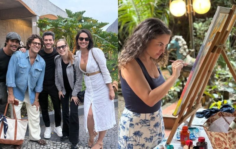 Arthur Aguiar reencontra colegas de Rebelde no velório de Lua Blanco, explica foto sorrindo após despedida e revela que grupo decidiu brindar a vida da atriz