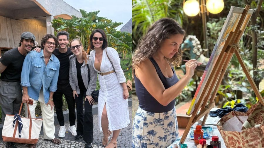 Arthur Aguiar reencontra colegas de Rebelde no velório de Lua Blanco, explica foto sorrindo após despedida e revela que grupo decidiu brindar a vida da atriz