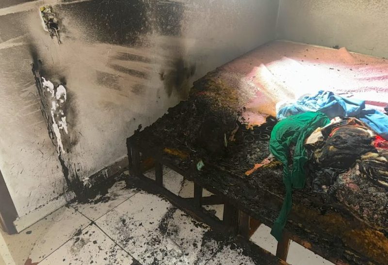 Incêndio em casa após ventilador pegar fogo mobiliza bombeiros