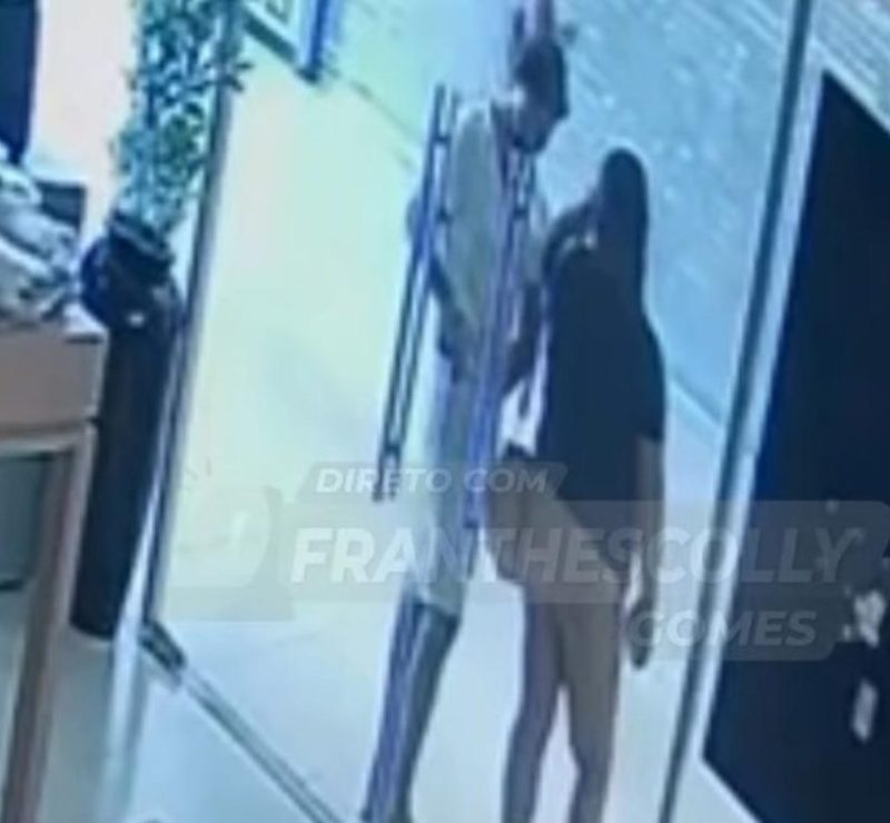 Câmeras de segurança capturam tentativa de furto em shopping