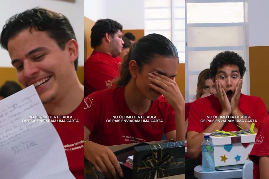 Cartas dos pais e caixas de memórias emocionam alunos do 3º ano no último dia de aula em MT