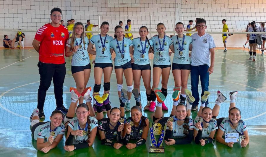 Colíder brilha no voleibol feminino e conquista título regional