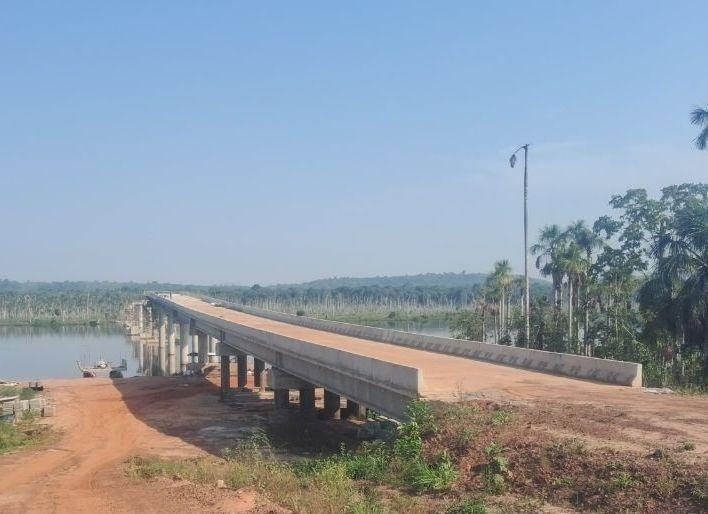 Ponte gigante de Mato Grosso avança para 77% de conclusão