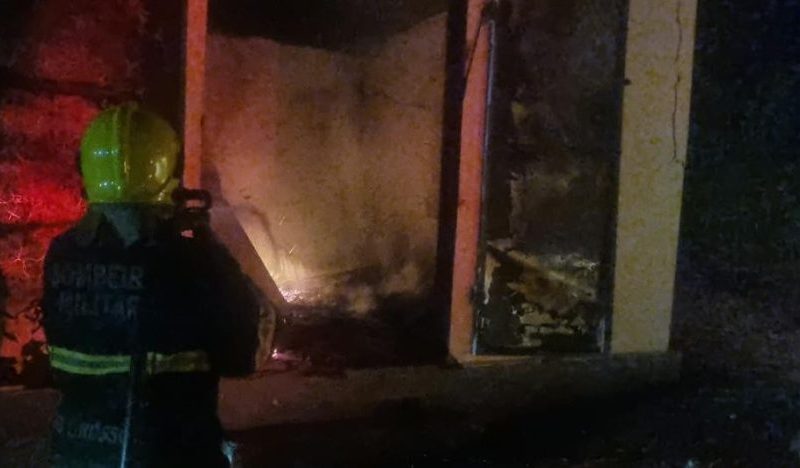 Incêndio no estande de tiro do Exército em Cáceres é controlado pelos bombeiros