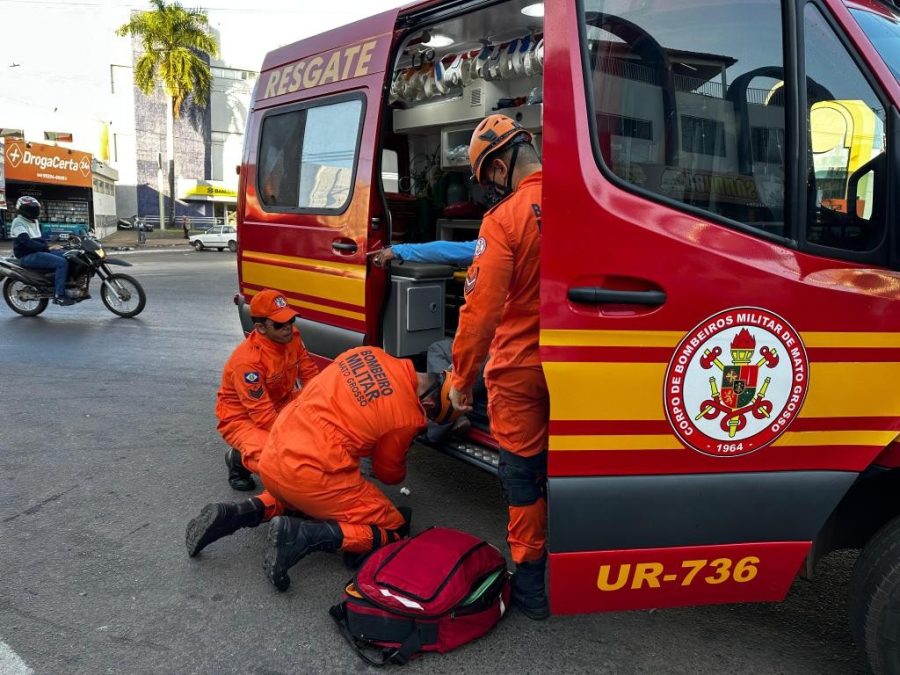 Corpo de Bombeiros socorre duas vítimas de acidentes de trânsito em Poconé e Confresa