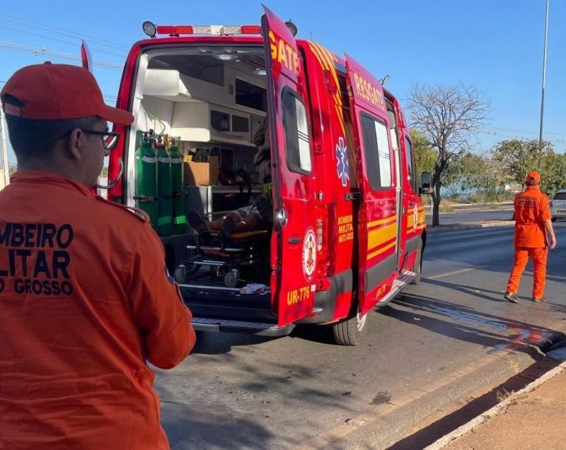 Corpo de Bombeiros socorre três vítimas de acidentes de trânsito em Alta Floresta