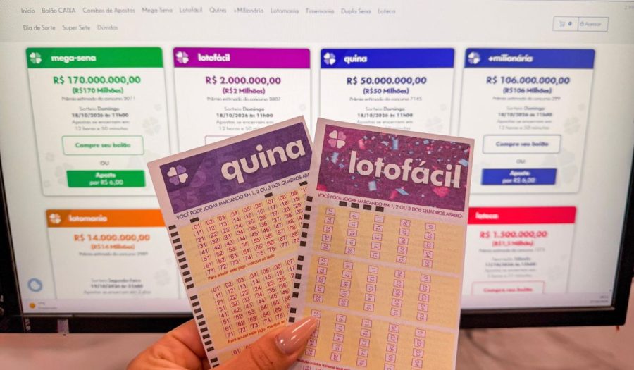 Duas apostas acertam dezenas da Quina e dividem prêmio de R$ 58,5 milhões