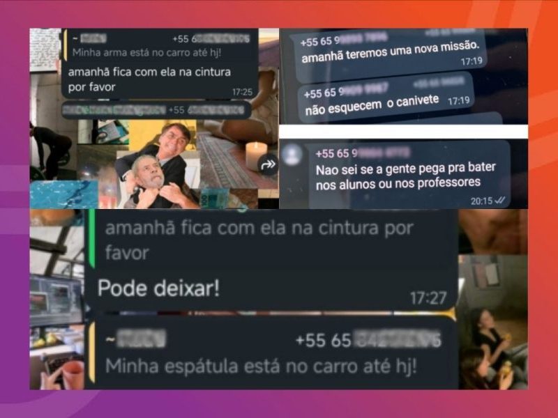Estudantes da UFMT e UFR denunciam ameaças em grupo de WhatsApp: ‘não esquece o canivete’
