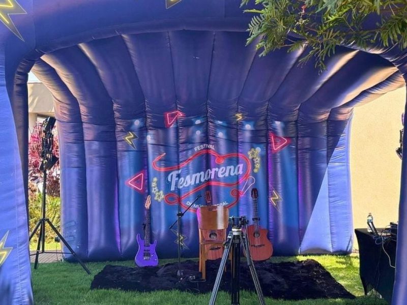 Estúdio Fesmorena: TV Centro América vai gravar músicas de graça para jovens de 7 a 17 anos