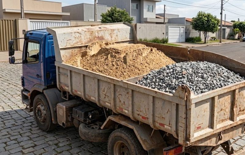 Entrega equivocada de areia gera disputa entre vizinhos e família