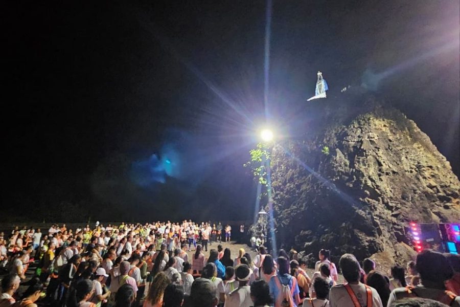 Fé e devoção reúnem 3 mil peregrinos em caminhada de Nossa Senhora Aparecida em Tangará