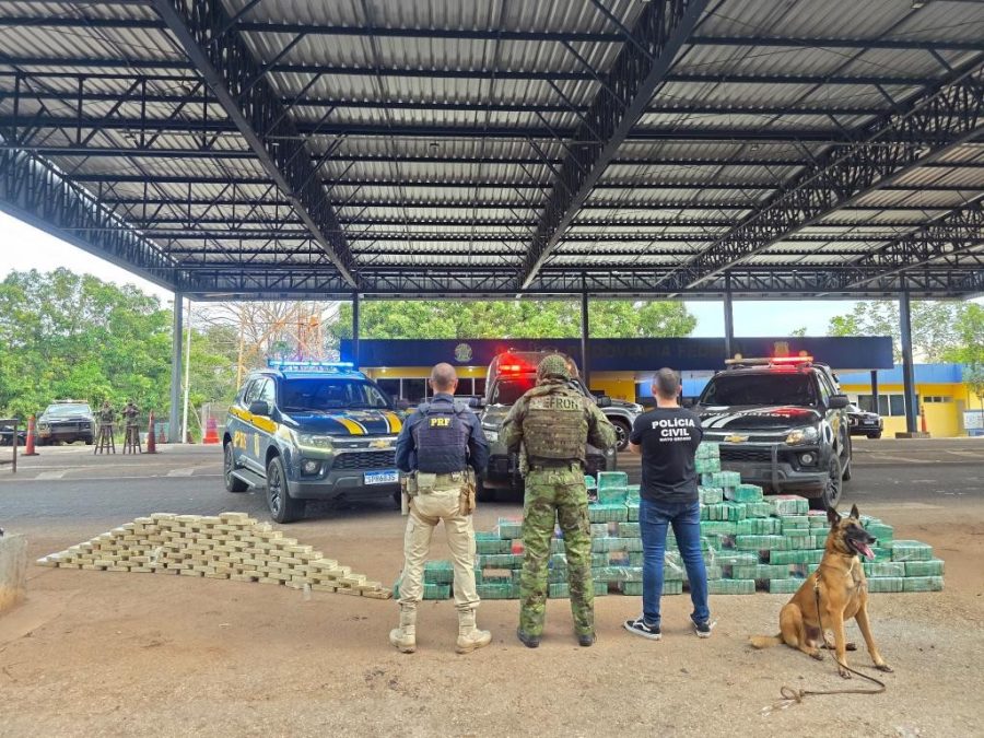 Forças de segurança apreendem 550 quilos de cocaína e causam R$ 9,9 milhões de prejuízo às facções