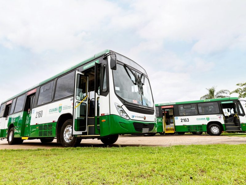 Frota de ônibus opera normalmente com tarifa zero em Cuiabá