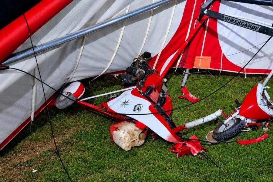 Homem fica gravemente ferido após perder controle de trike voador em MT