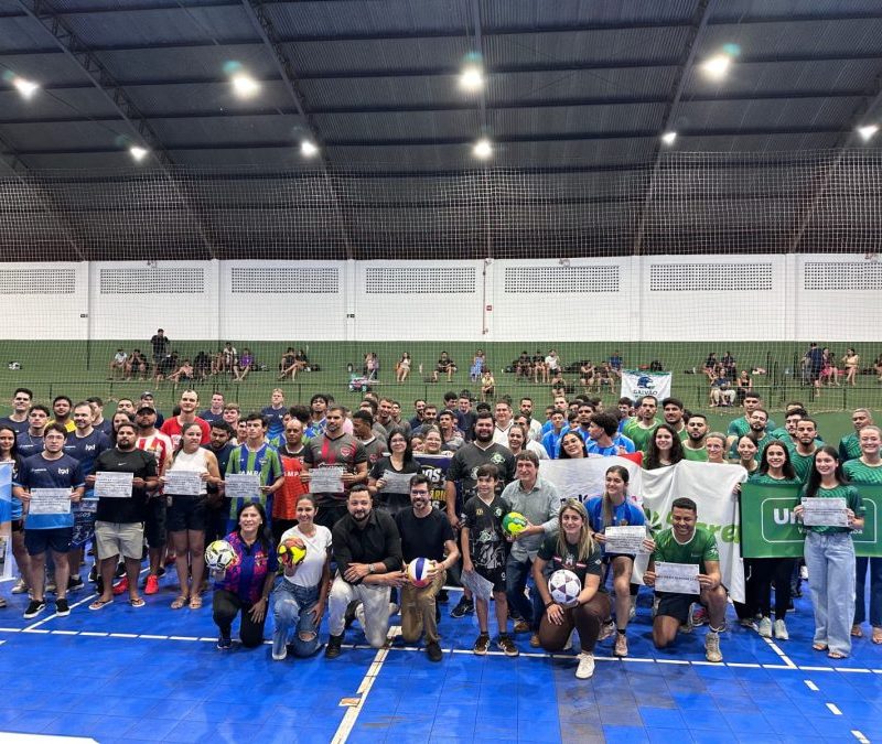 Cerimônia de abertura dos Jogos dos Comerciários em Tangará da Serra