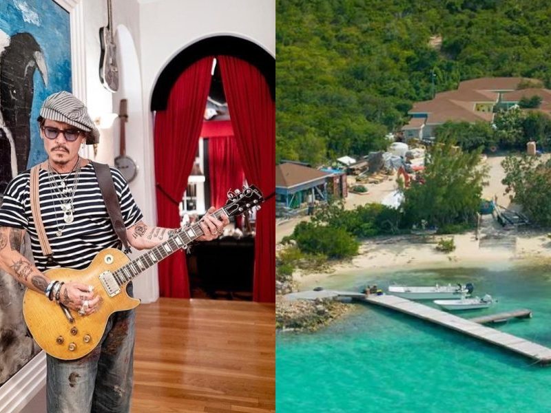 Johnny Depp investe em ilha privada nas Bahamas com energia solar