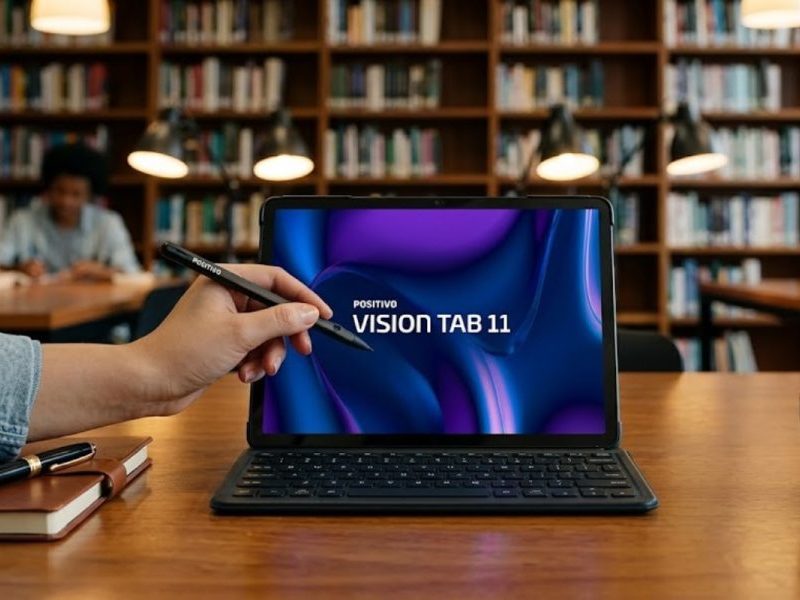Lançado em 2026, Positivo Vision Tab 11 ganha preço de Black Friday e pode ser parcelado em 15x