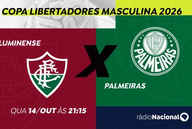Rádio Nacional transmite Fluminense e Palmeiras pela Libertadores