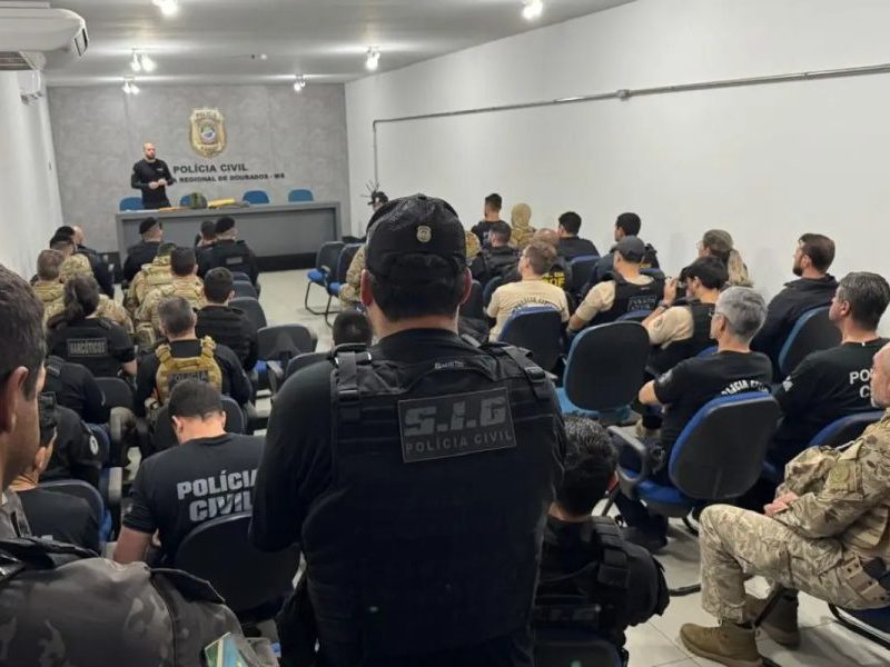 Operação Decretados mobiliza 100 policiais e mira disputa entre facções em MS e MT