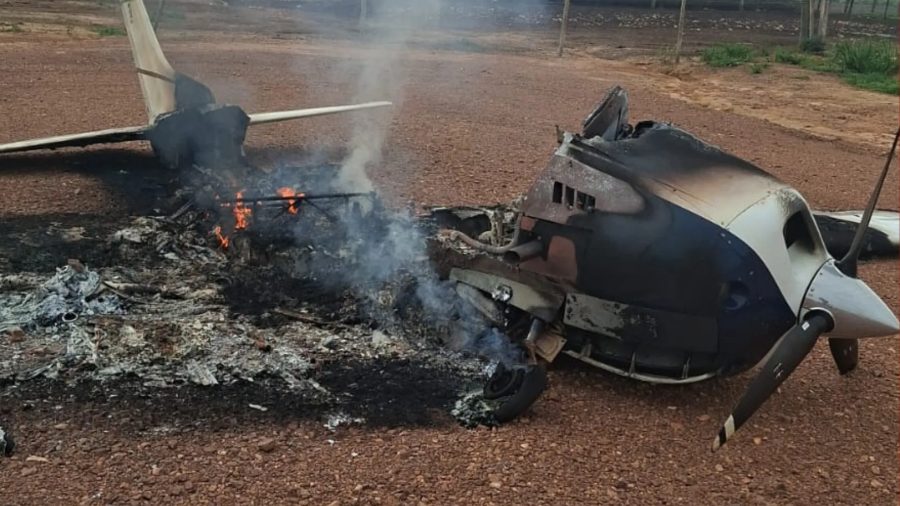 Piloto morre em confronto após incendiar avião durante tentativa de interceptação pela FAB em MT