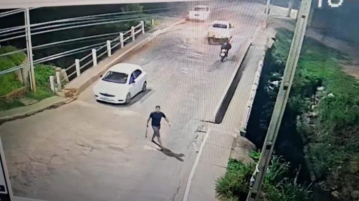 Homem é preso por vandalizar câmera de segurança em Cuiabá