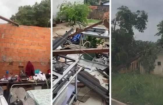 Rosário Oeste enfrenta emergência após tempestade devastadora