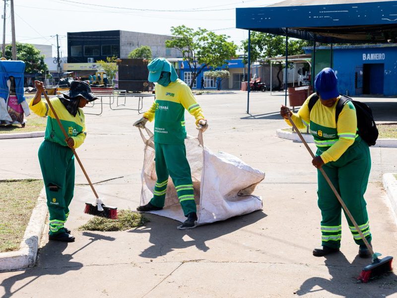 Cuiabá: Limpeza e conservação de parques e praças são intensificadas