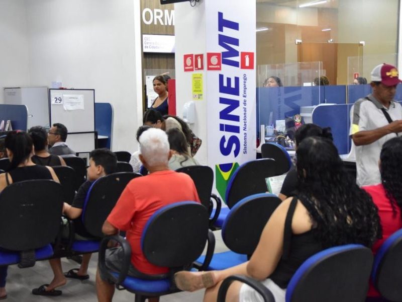 Mais de 2 mil novas vagas de emprego em Mato Grosso esta semana
