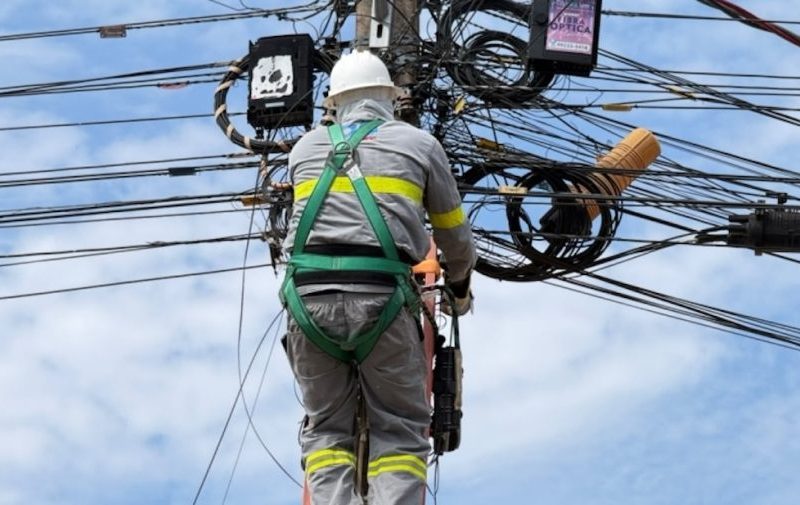 Sinop lidera remoção de cabos elétricos obsoletos no Nortão