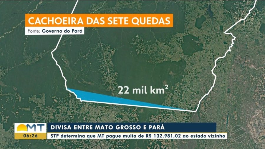 STF determina pagamento de R$ 132 mil de MT ao PA após disputa territorial
