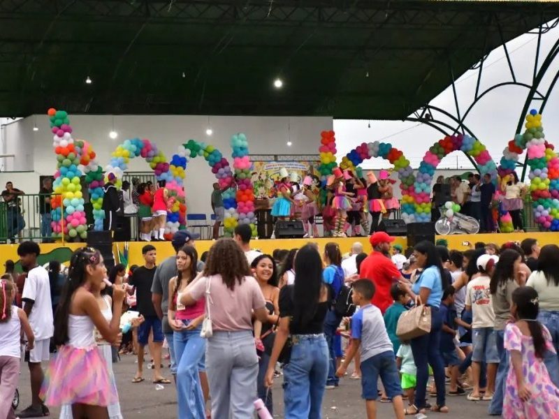 Celebração do Dia das crianças encanta famílias em Nova Olímpia