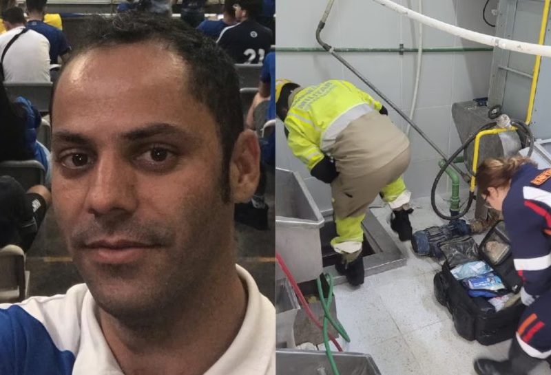 Trabalhador morre após cair dentro de máquina de triturar gelo