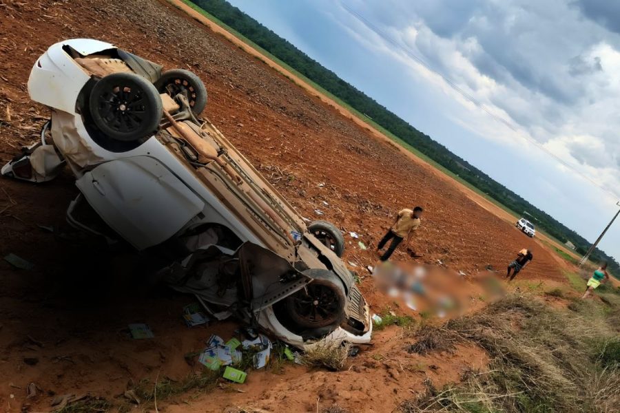 Vereador do interior de MT e duas mulheres morrem em acidente após carro capotar na MT-109