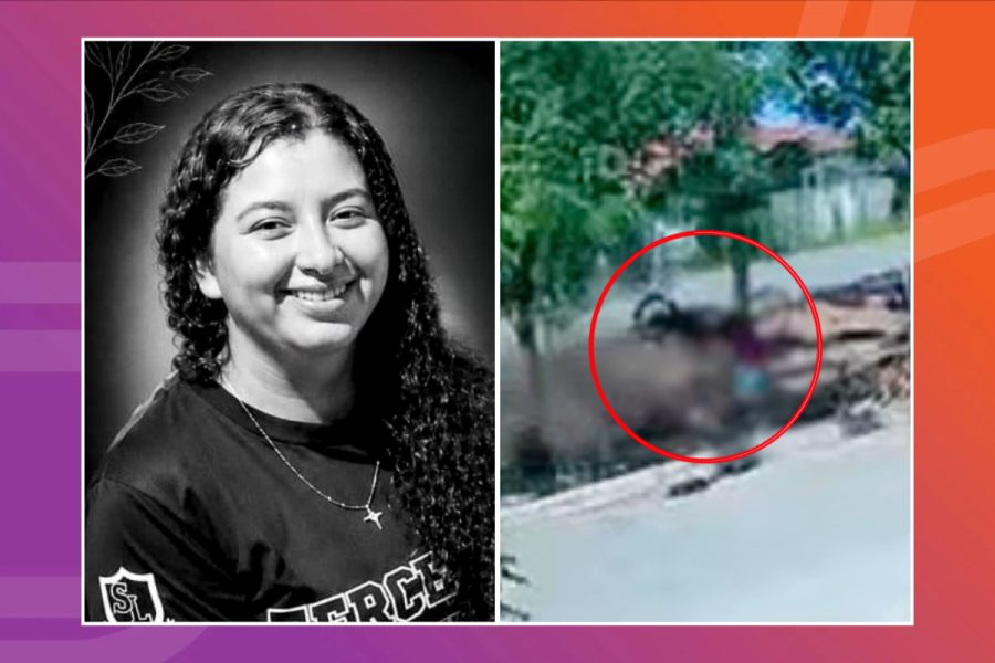 VÍDEO mostra momento em que jovem morre ao bater moto em canteiro de avenida de Cáceres