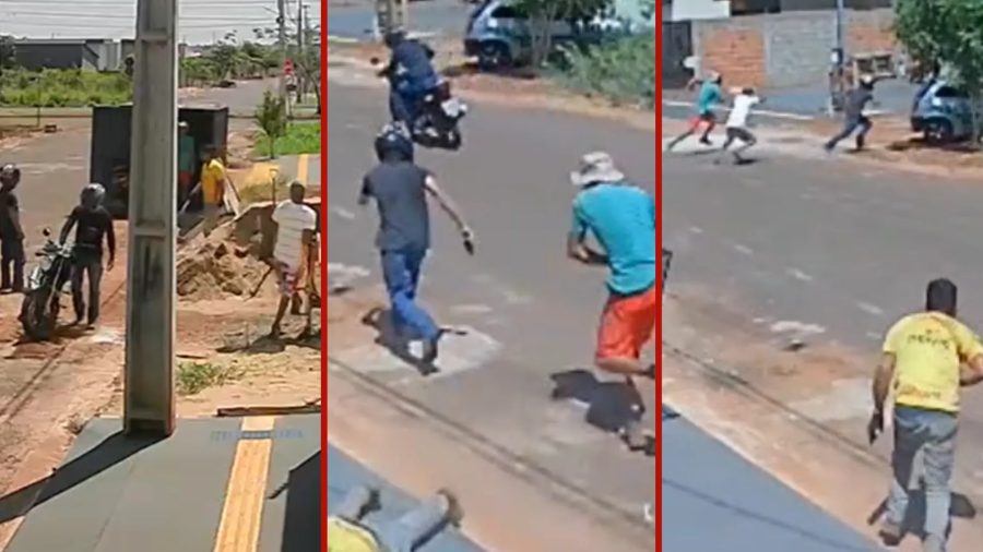 VÍDEO: suspeito de tentar matar trabalhador morre após colegas reagirem em MT