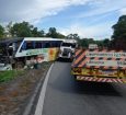 O ônibus seguia em direção a Cáceres, já a carreta-prancha em direção a cidade de Cuiabá.