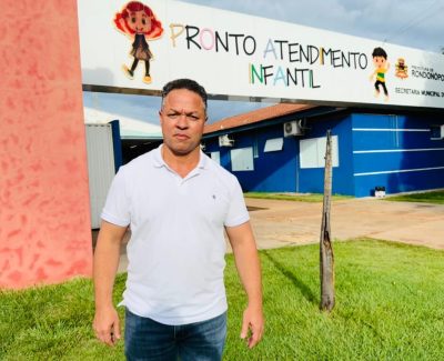 CLÁUDIO FERREIRA GARANTE AMBULÂNCIA PARA PA INFANTIL DE RONDONÓPOLIS  –