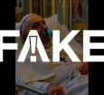 É #FAKE foto que mostra papa Francisco usando máscara de